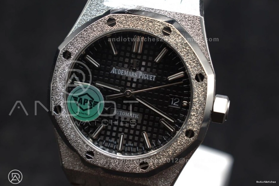 37mm SA3120 APSF Black Oak Textured Thermal Bracelet Super Edition Frosted Royal SS SS Clone Dial 15454 On 1034 1:1 Best 1222